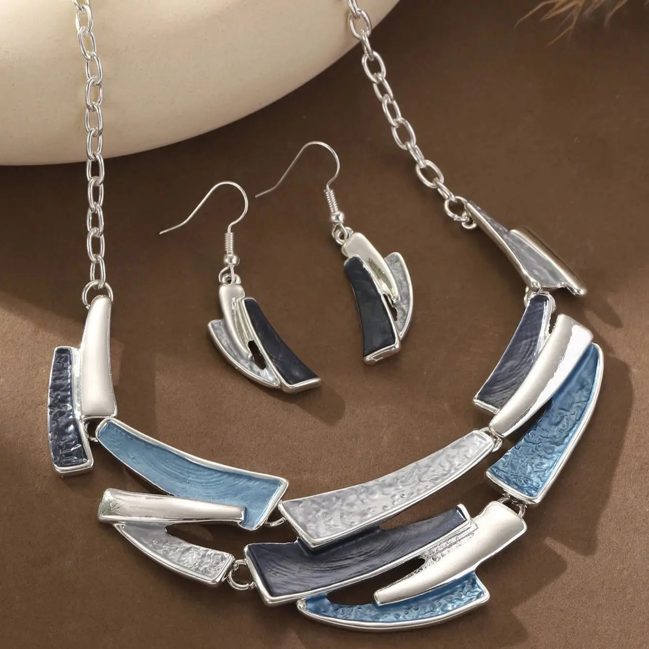 Geometric Enamel Jewelry Set | Enamel 2