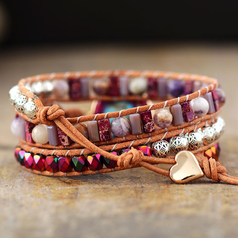 Goddess Bracelet | Purple Jasper 3