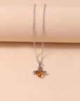 Golden Bee Spirit Necklace | Silver 2