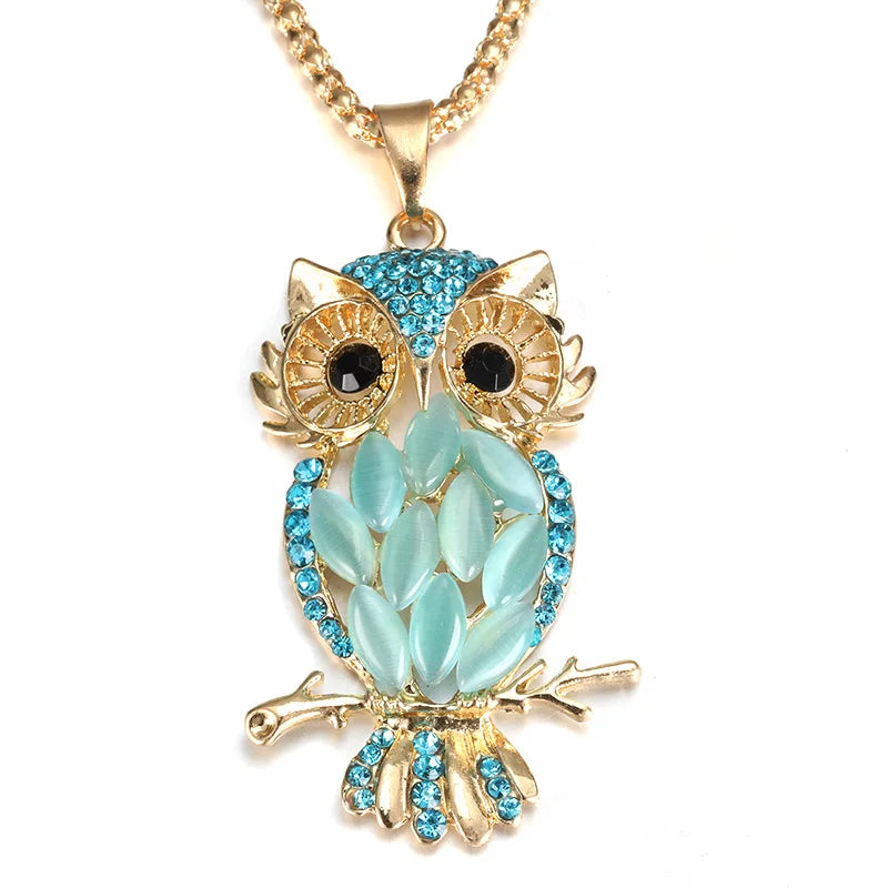 Golden Owl Locket Necklace | Premium Alloy 1