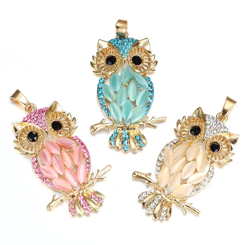 Golden Owl Locket Necklace | Premium Alloy 4