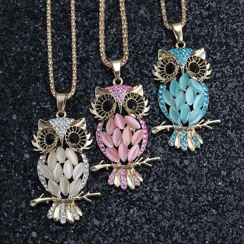 Golden Owl Locket Necklace | Premium Alloy 5