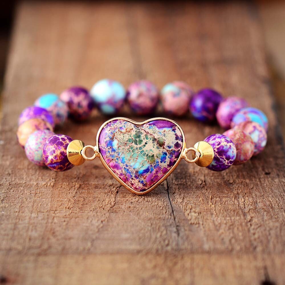 Handmade Purple Jasper Love Bracelet | Jasper 0