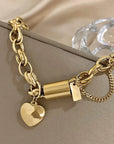 Heartened Chunky Bracelet | Gold 4
