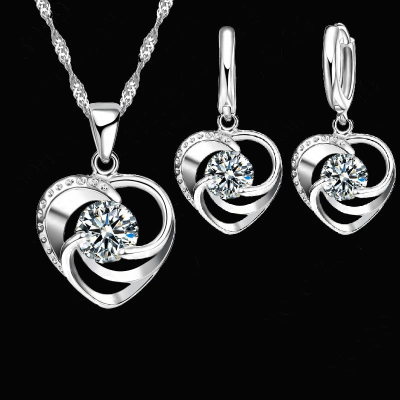 Heartfelt Jewelry Set | Sterling Silver 1