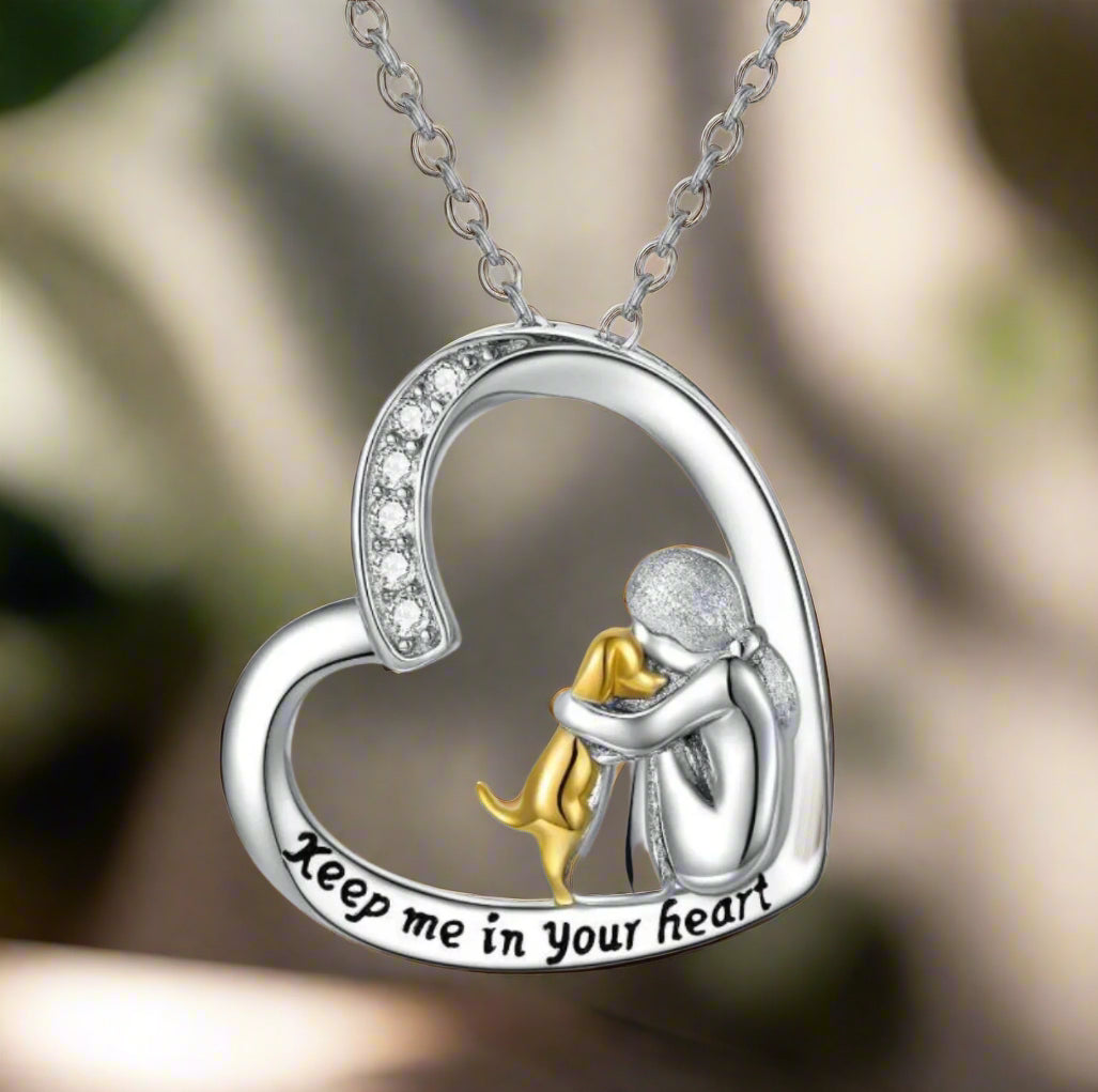Heartfelt Tribute Necklace | Sterling Silver | Dog Lover Jewelry 1