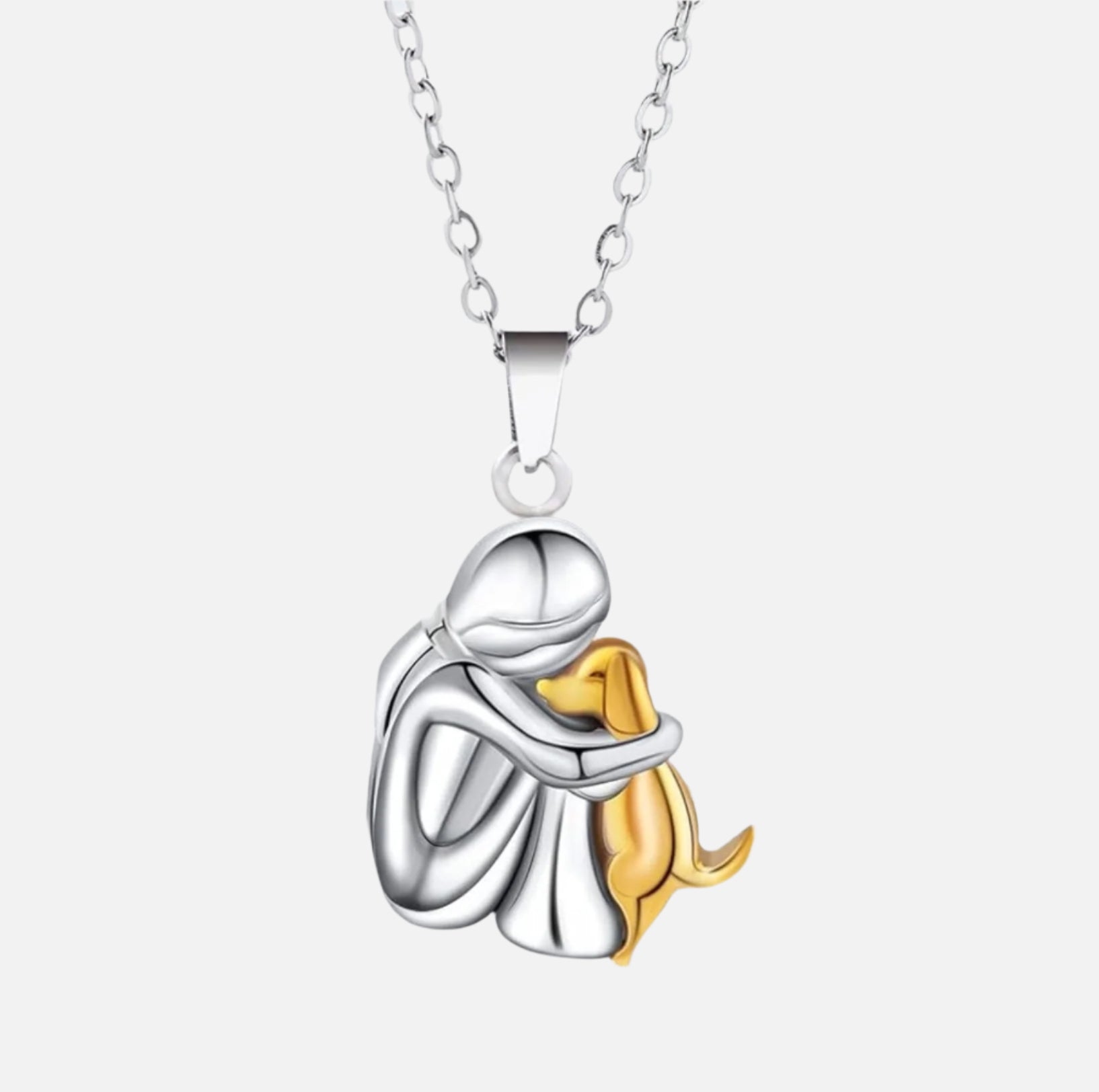 Hug Pendant Necklace | 14K Gold-Plated Alloy 1