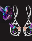 Hummingbird Necklace Set | Silver-tone Alloy 2