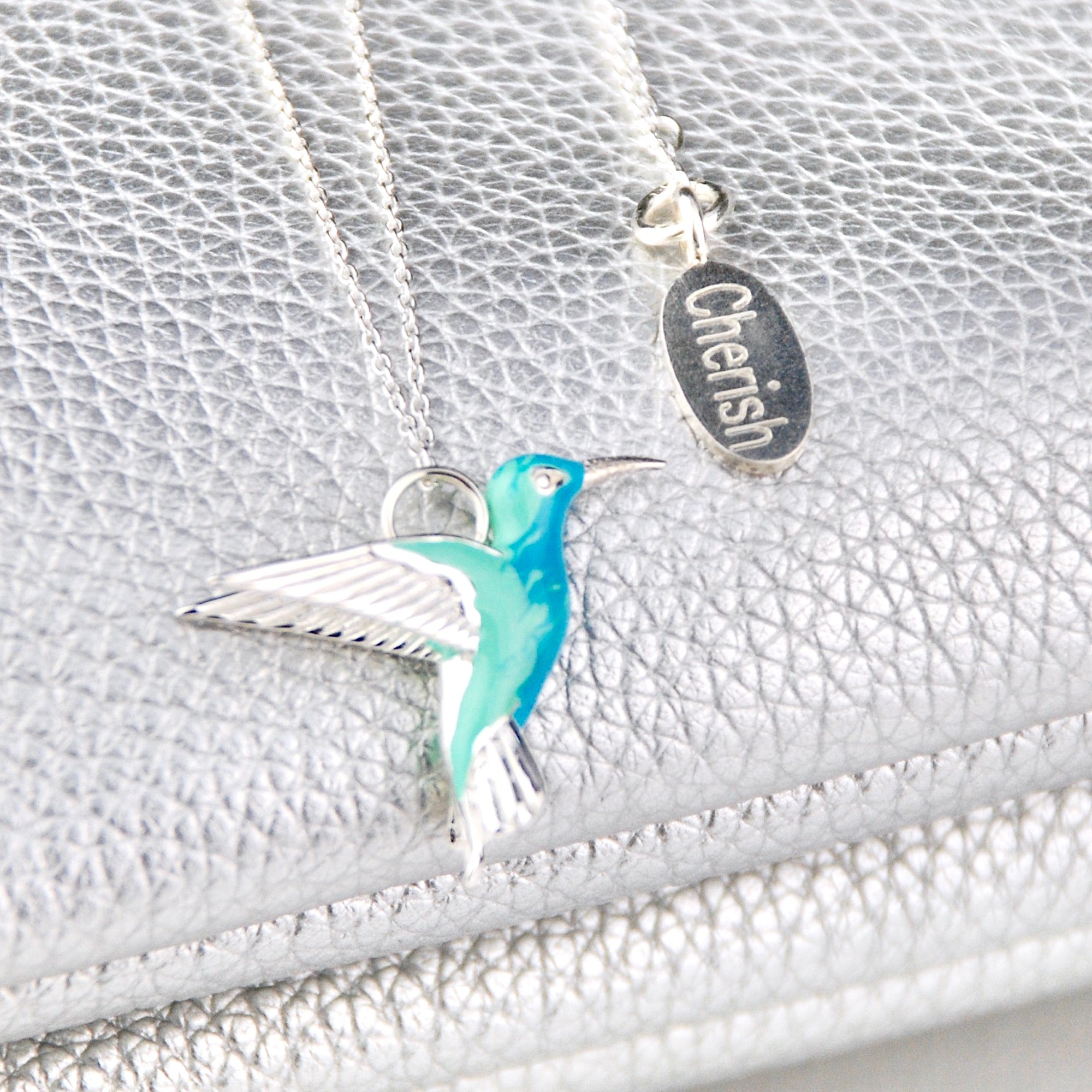 Hummingbird Pendant Necklace | Sterling Silver 3