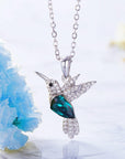 Hummingbird Sparkle Necklace | Sterling Silver 2