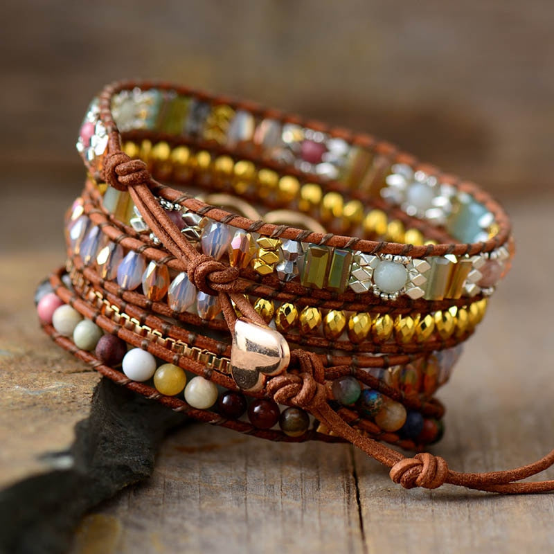 Imperial Jasper Love Wrap Bracelet | Gemstone 0