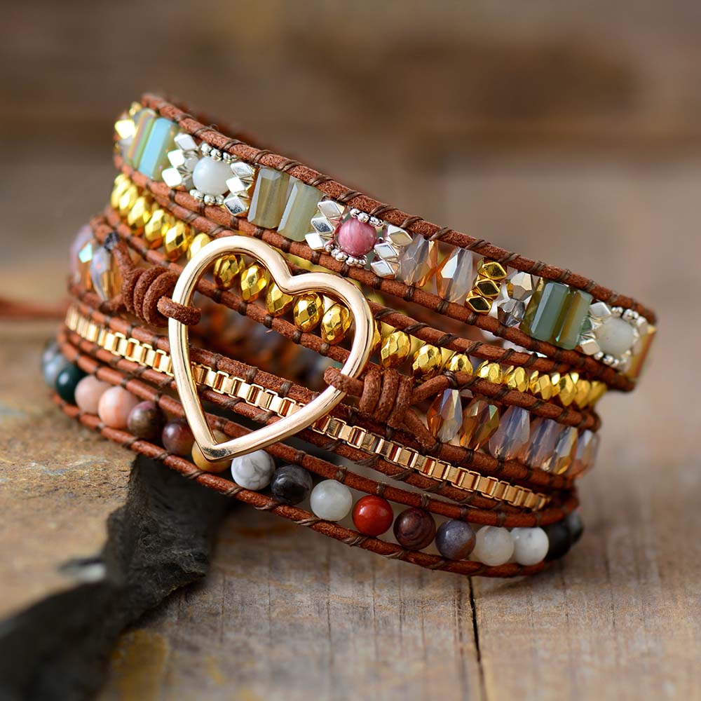Imperial Jasper Love Wrap Bracelet | Gemstone 2