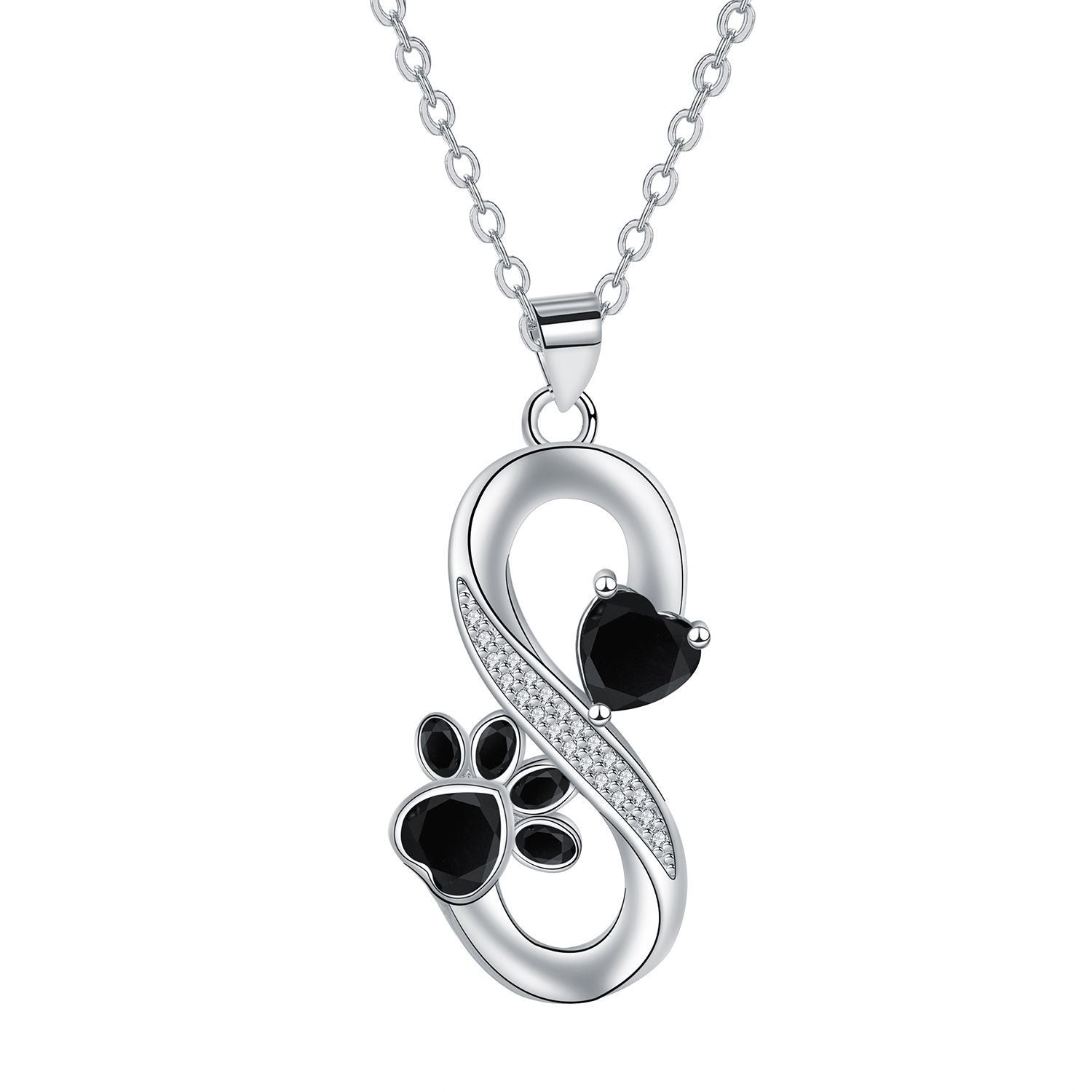 Infinite Love Necklace | Silver 0