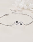 Infinite Symbol Pet Paw Bracelet | Sterling Silver 2