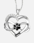 Infinity Heart & Paw Necklace | 925 Sterling Silver 3