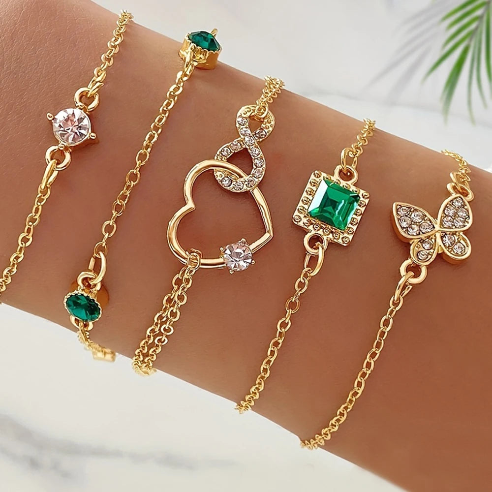 Infinity Love Bracelet Set | Mixed Metal 0
