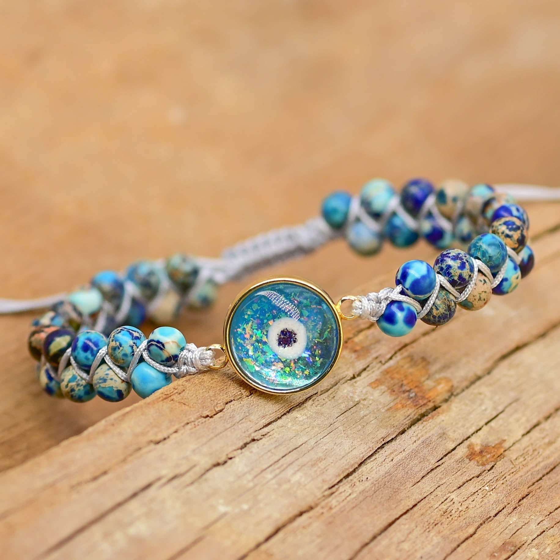 Intense Opal Evil Eye Bracelet | Copper 0