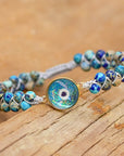 Intense Opal Evil Eye Bracelet | Copper 0