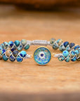 Intense Opal Evil Eye Bracelet | Copper 1