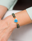 Intense Opal Love Bracelet | Blue Opal 1