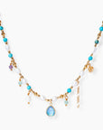 Intense Opal & Pearl Necklace | Stainless Steel 2