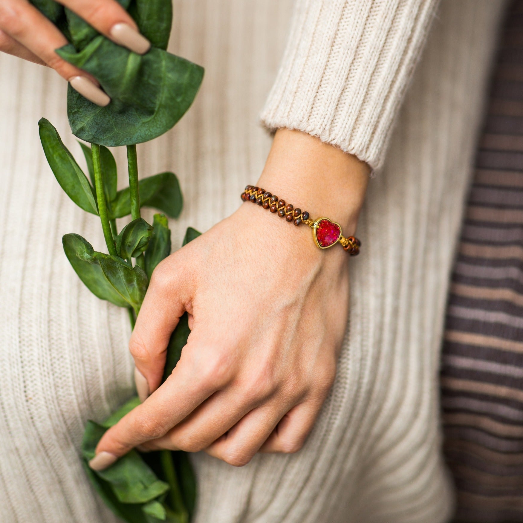 Intense Red Opal Love Protection Bracelet | Opal 4