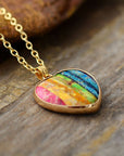 Jasper Chakra Love Necklace | Copper 3