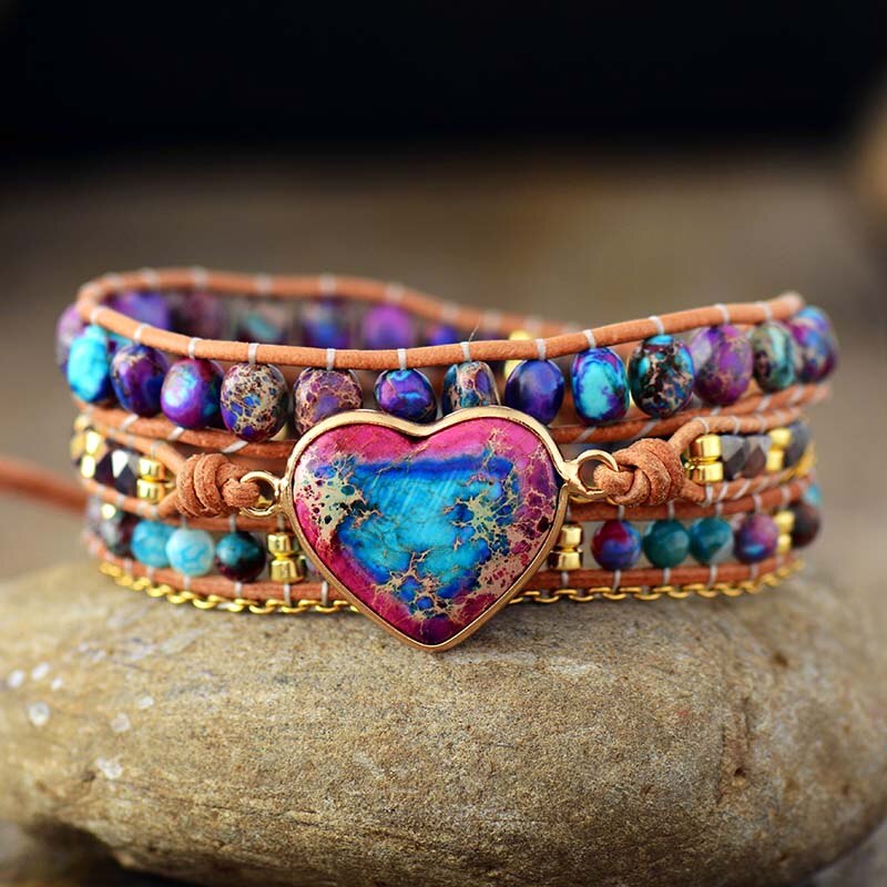 Jasper Love Protection Bracelet | Alloy 0