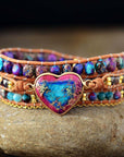 Jasper Love Protection Bracelet | Alloy 0
