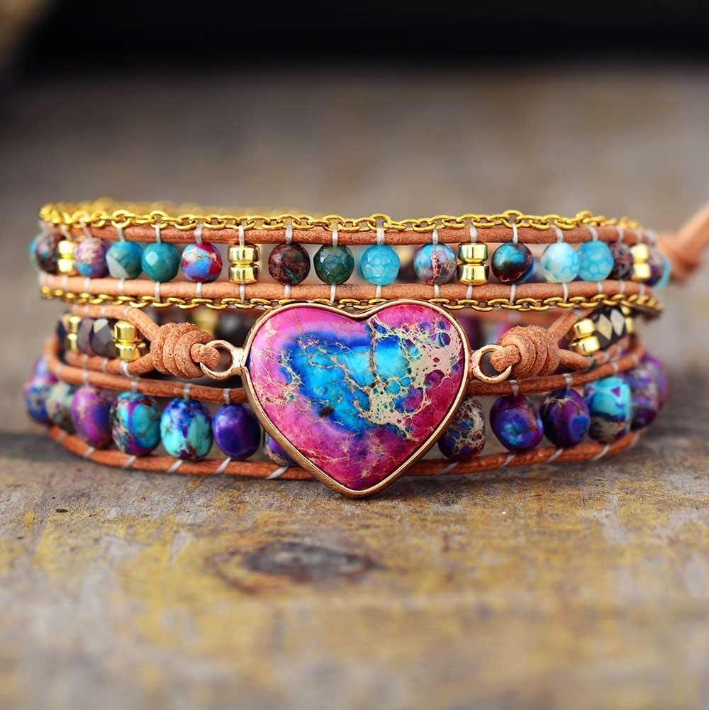Jasper Love Protection Bracelet | Alloy 2