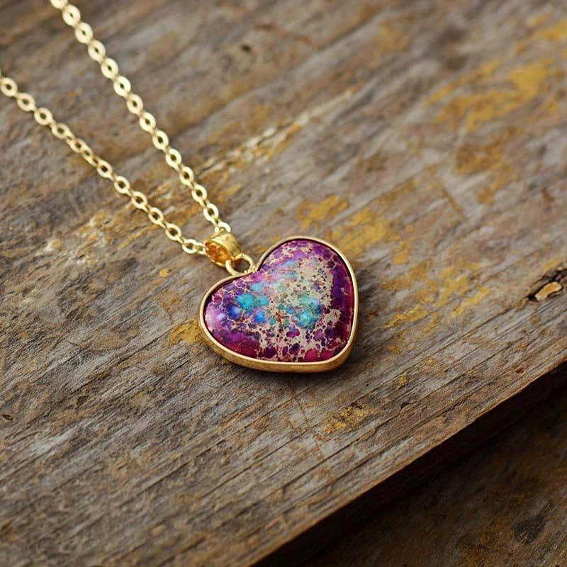 Jasper Love Protection Necklace | Stainless Steel 2