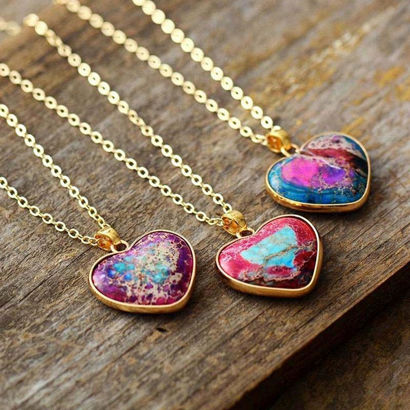 Jasper Love Protection Necklace | Stainless Steel 3