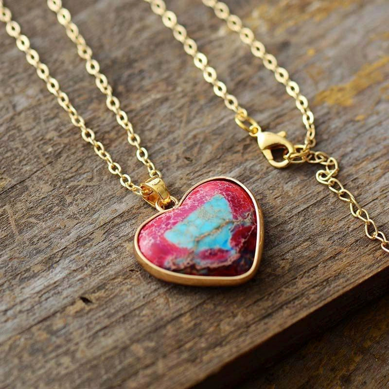 Jasper Love Protection Necklace | Stainless Steel 7