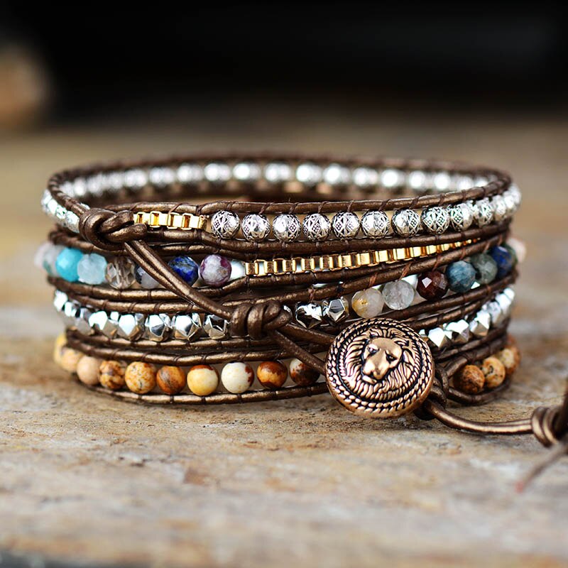 Jasper Wrap Bracelet | Alloy 2