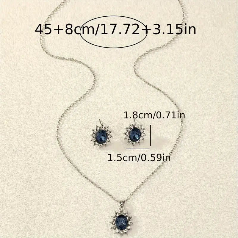 Katya Azuryn Jewelry Set | White Gold 2