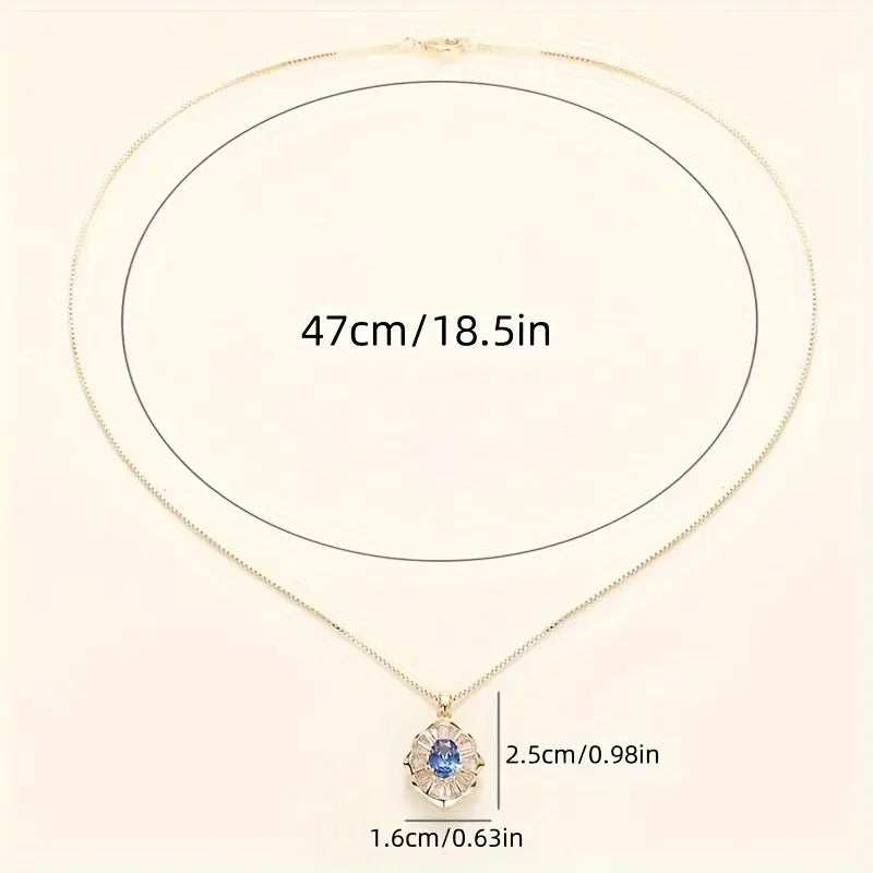 Kavella Noctazure Necklace | Gold 3