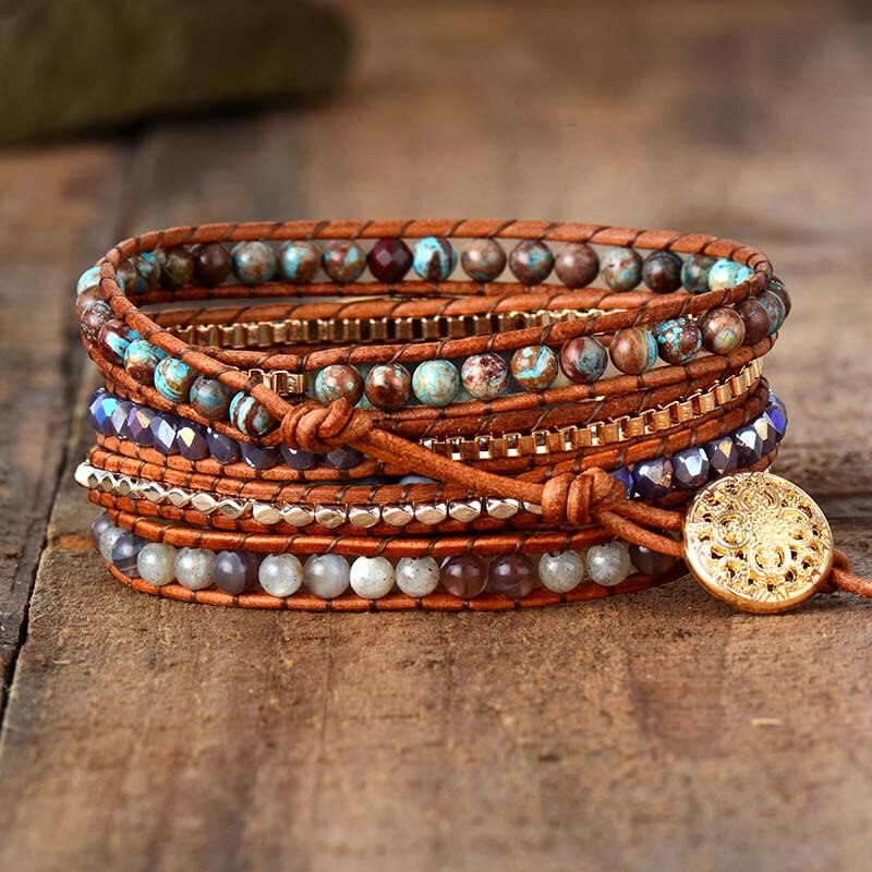 Labradorite Wrap Bracelet | Natural Stones 1