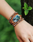 Labradorite Wrap Bracelet | Natural Stones 2