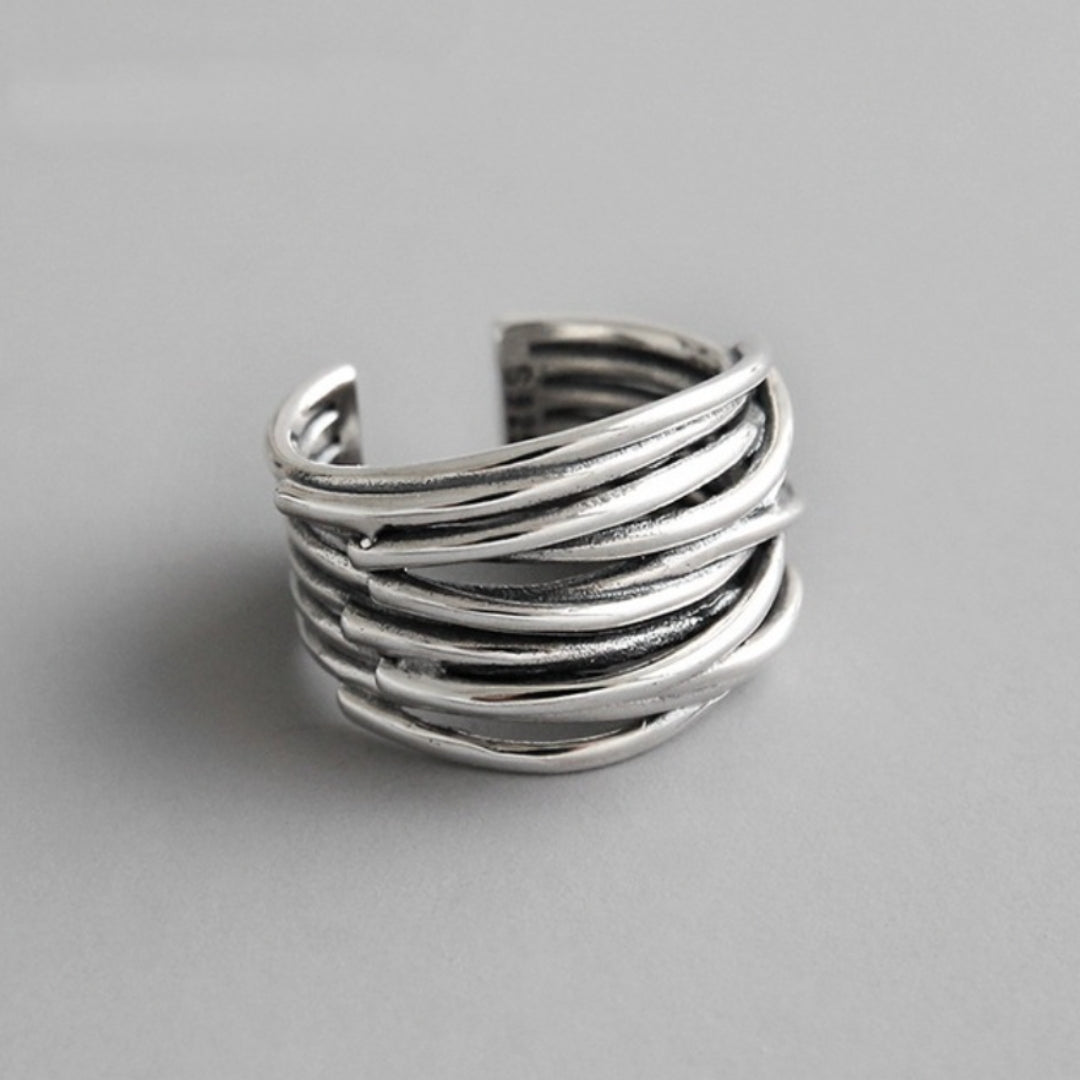Layered 925 Sterling Silver Ring | Sterling Silver 0