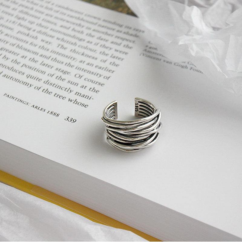 Layered 925 Sterling Silver Ring | Sterling Silver 2
