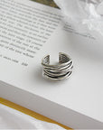Layered 925 Sterling Silver Ring | Sterling Silver 2