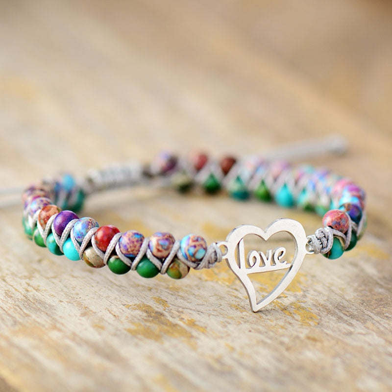 Love Charm Bracelet | Jasper 0