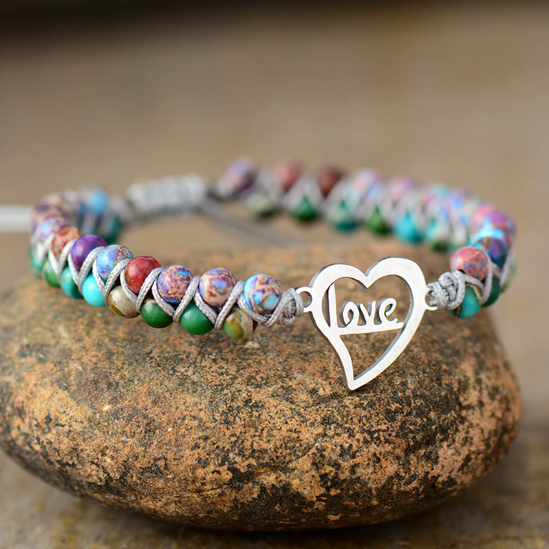 Love Charm Bracelet | Jasper 1