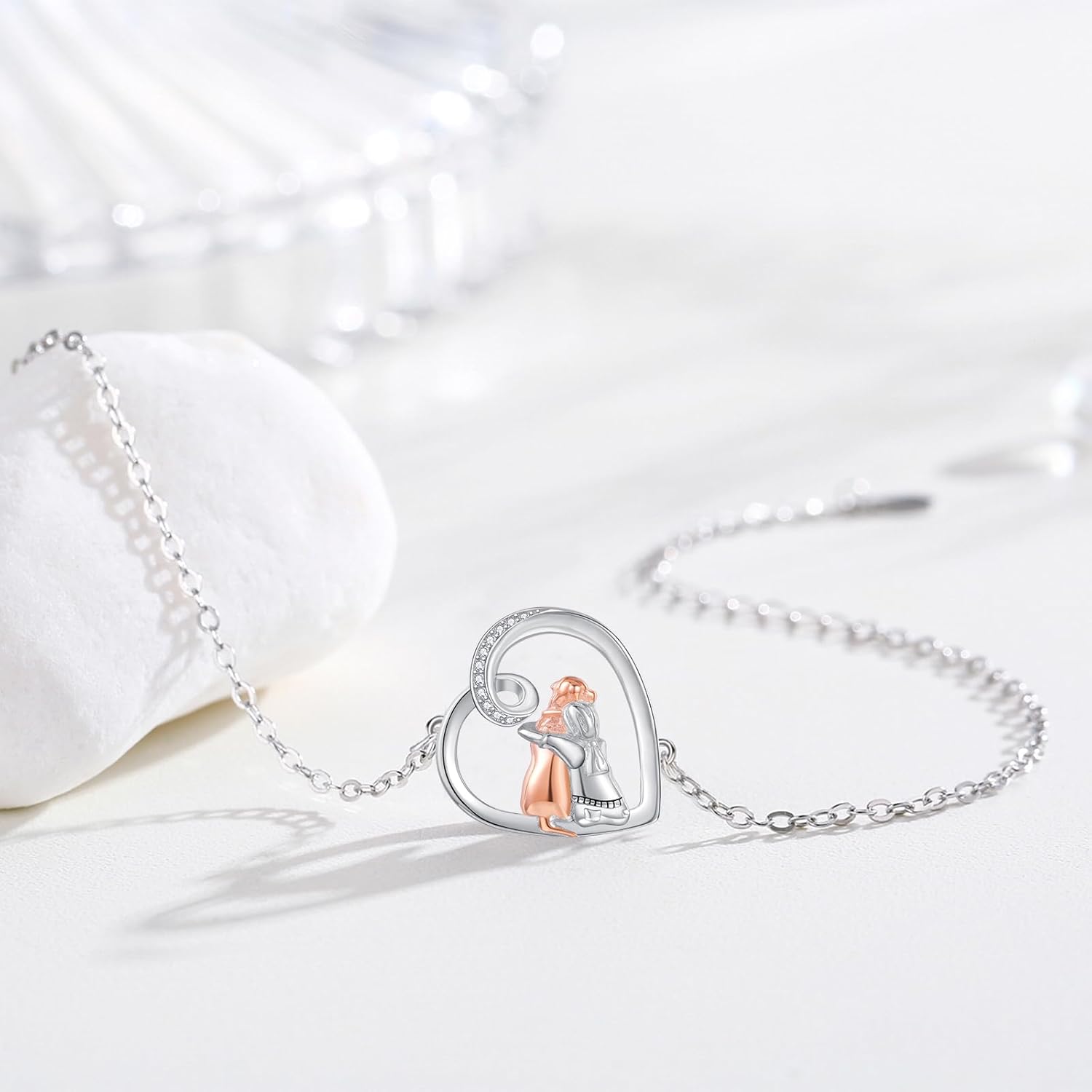 Lucky Dog Charm Bracelet | Silver 5