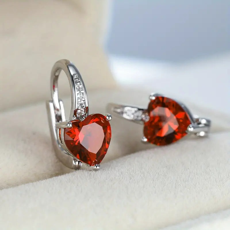 Lunara Emberelle Earrings | White Gold 0