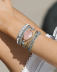 Natural Rose Quartz Wrap Bracelet | Natural Stone 1