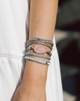 Natural Rose Quartz Wrap Bracelet | Natural Stone 6