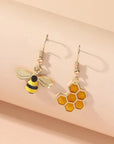 Nature's Charm | Honeycomb Earrings | Bee Drop Earrings | Unique Jewelry 2