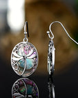 Nature's Elegance | Abalone Shell Earrings | Dragonfly Symbol | Timeless Accessory 0