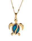 Ocean Dreams Turtle Necklace | Gold-tone Metal 1